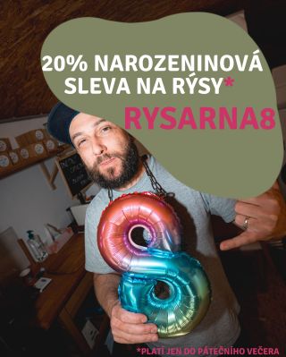 tahle akce v takový výši je jednou ročně 🔥. Tak toho běžte využít. Platí na úplně všechny rýsy 🥳. . . 📸 @bety.oud . ....